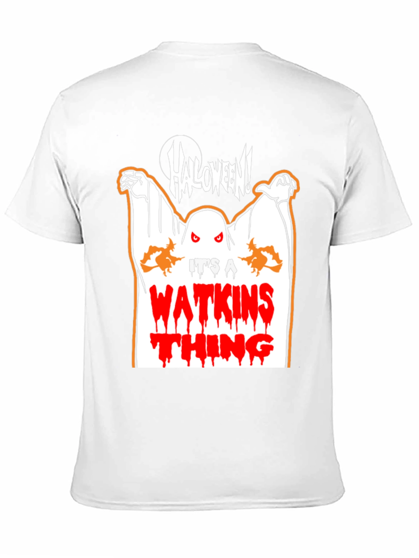 Black Halloween Watkins Thing T-Shirt view 11