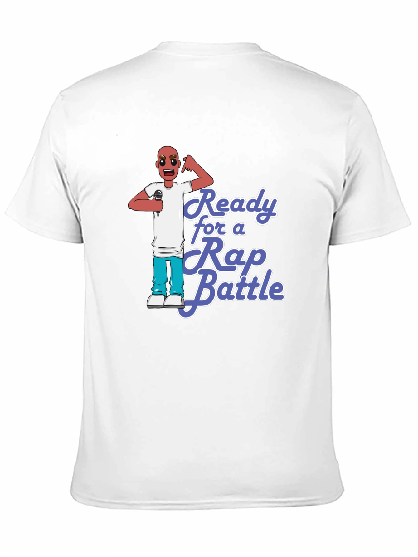 Black Ready for a Rap Battle T-Shirt view 11