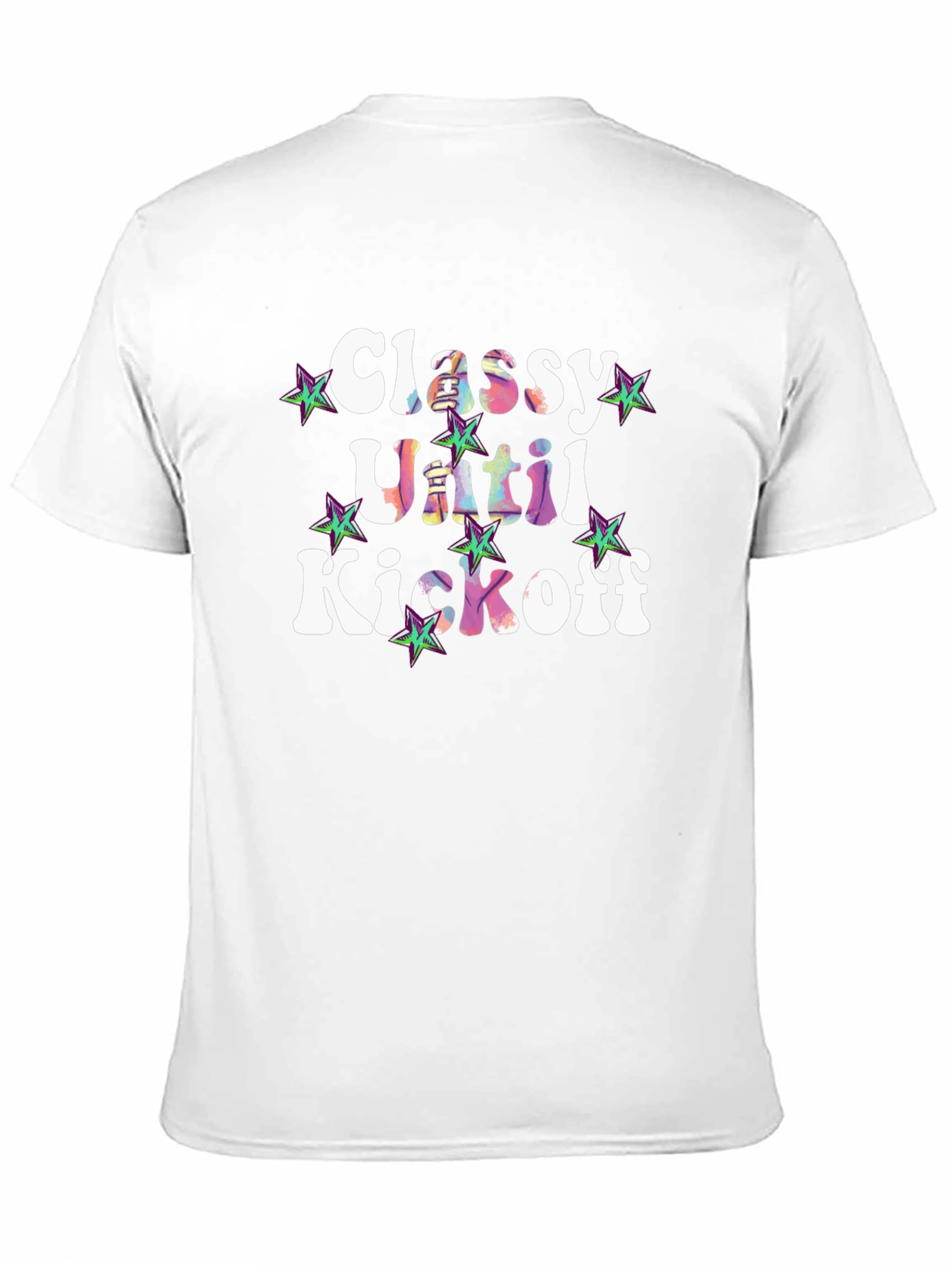 Black Classy Until Kickoff Graphic Tee view 11