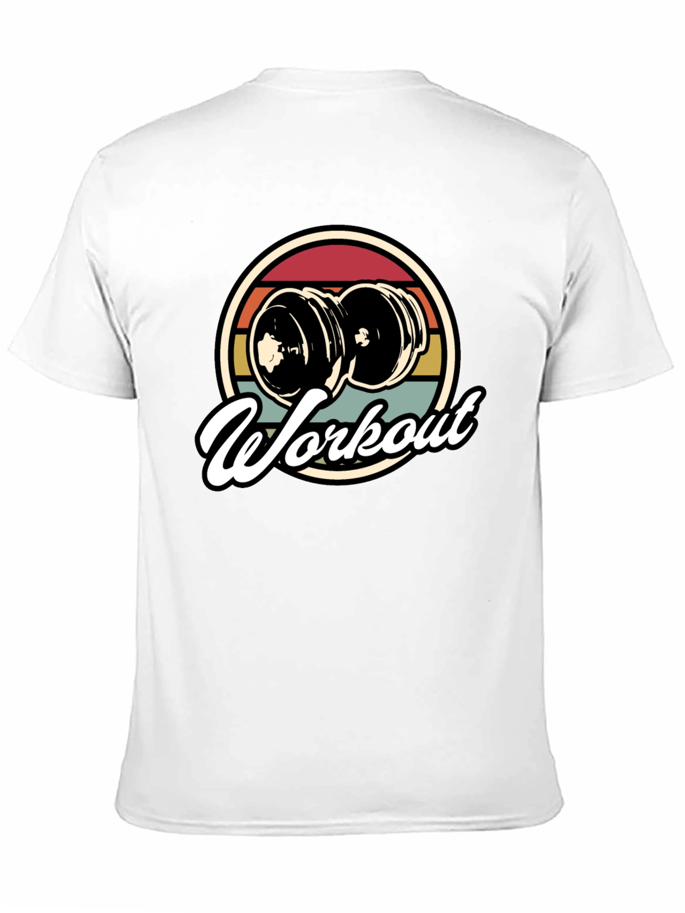 Black Vintage Workout T-Shirt - Retro Gym Style view 11