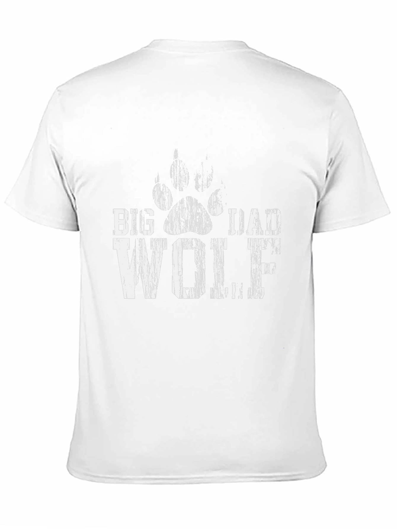 Black Big Dad Wolf Graphic Tee - Mens Black T-Shirt view 11