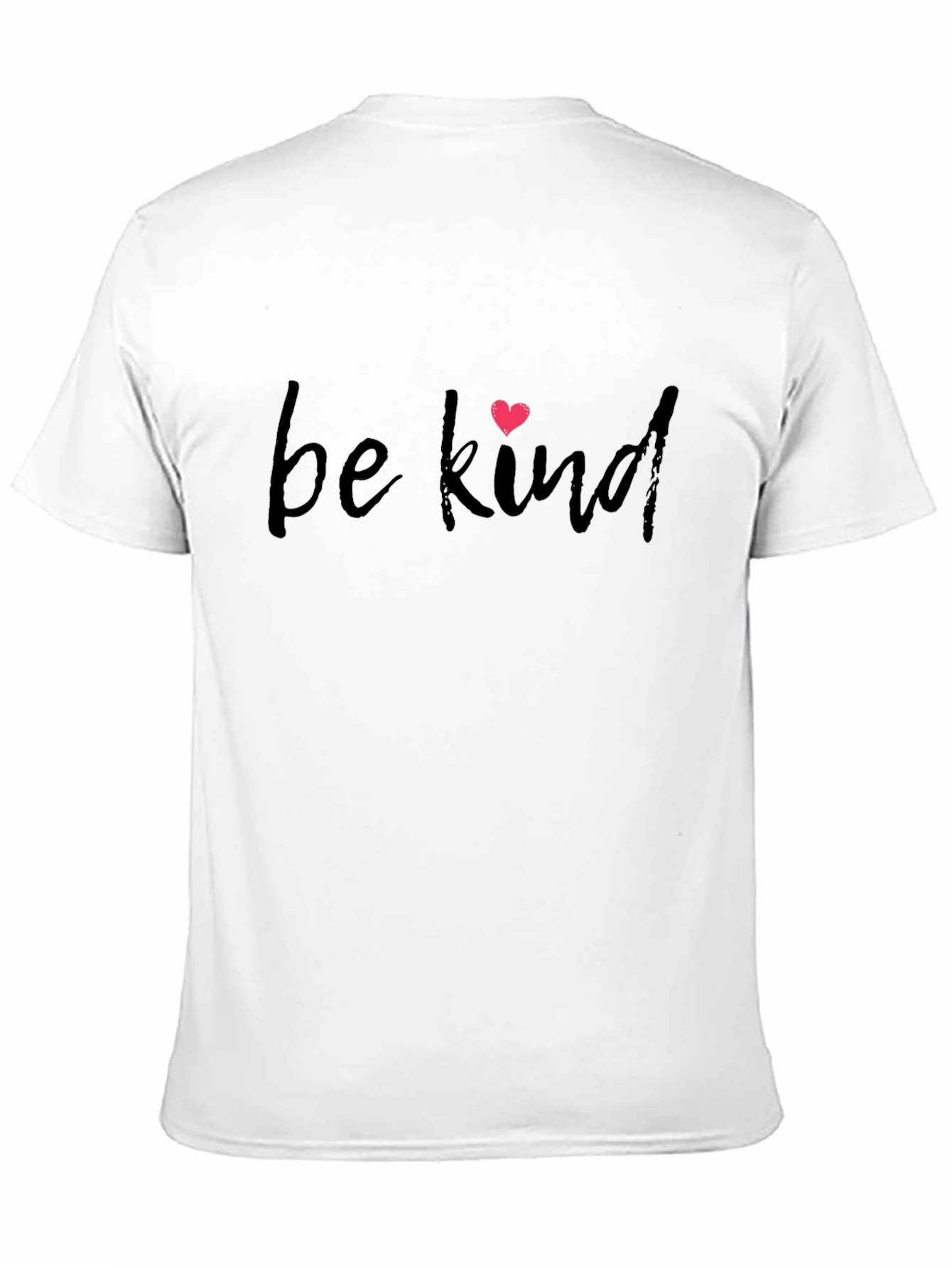 Black Be Kind Heart Graphic T-Shirt - Black view 11