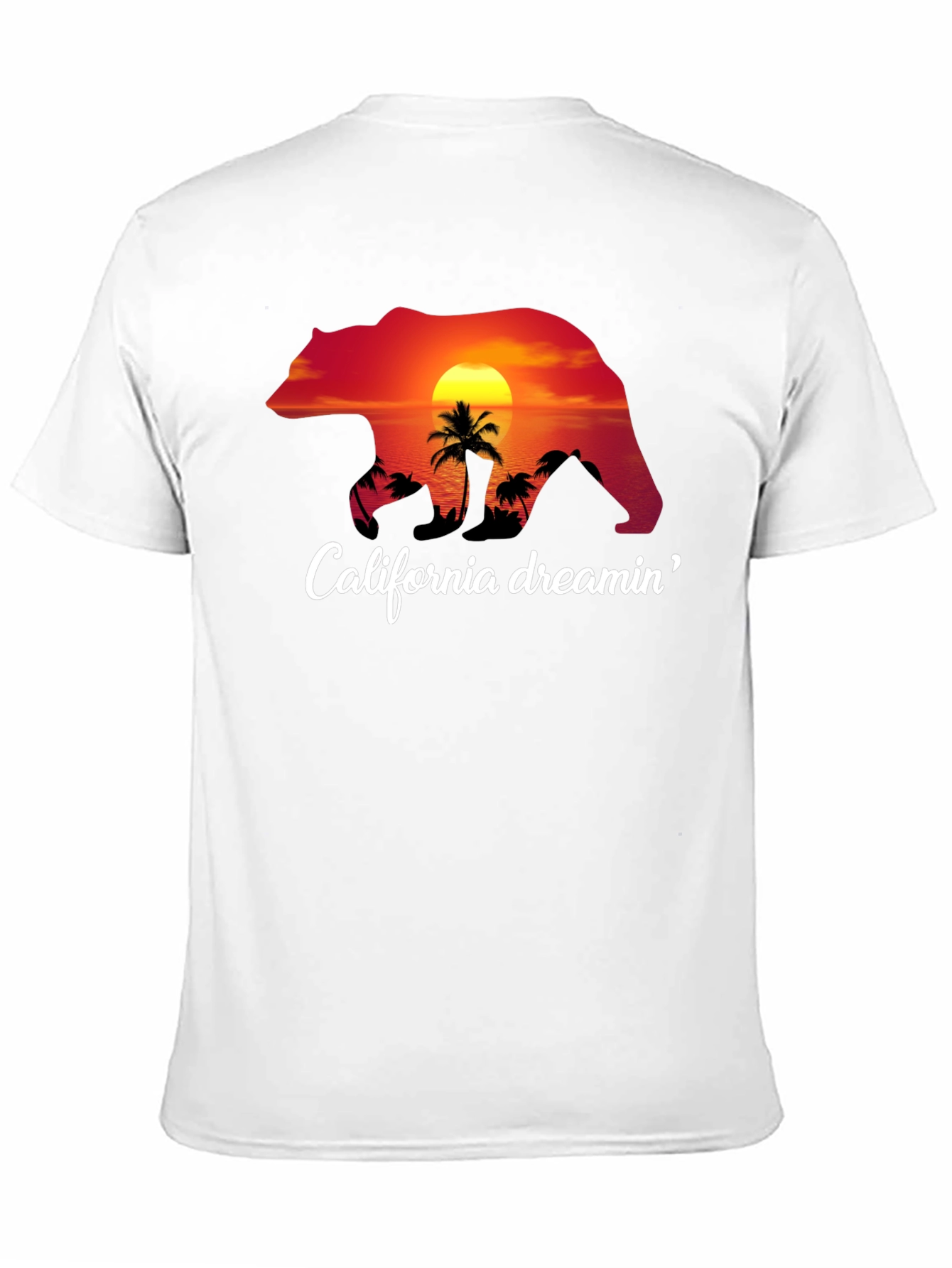 Black California Dreamin' Bear Graphic Tee view 11