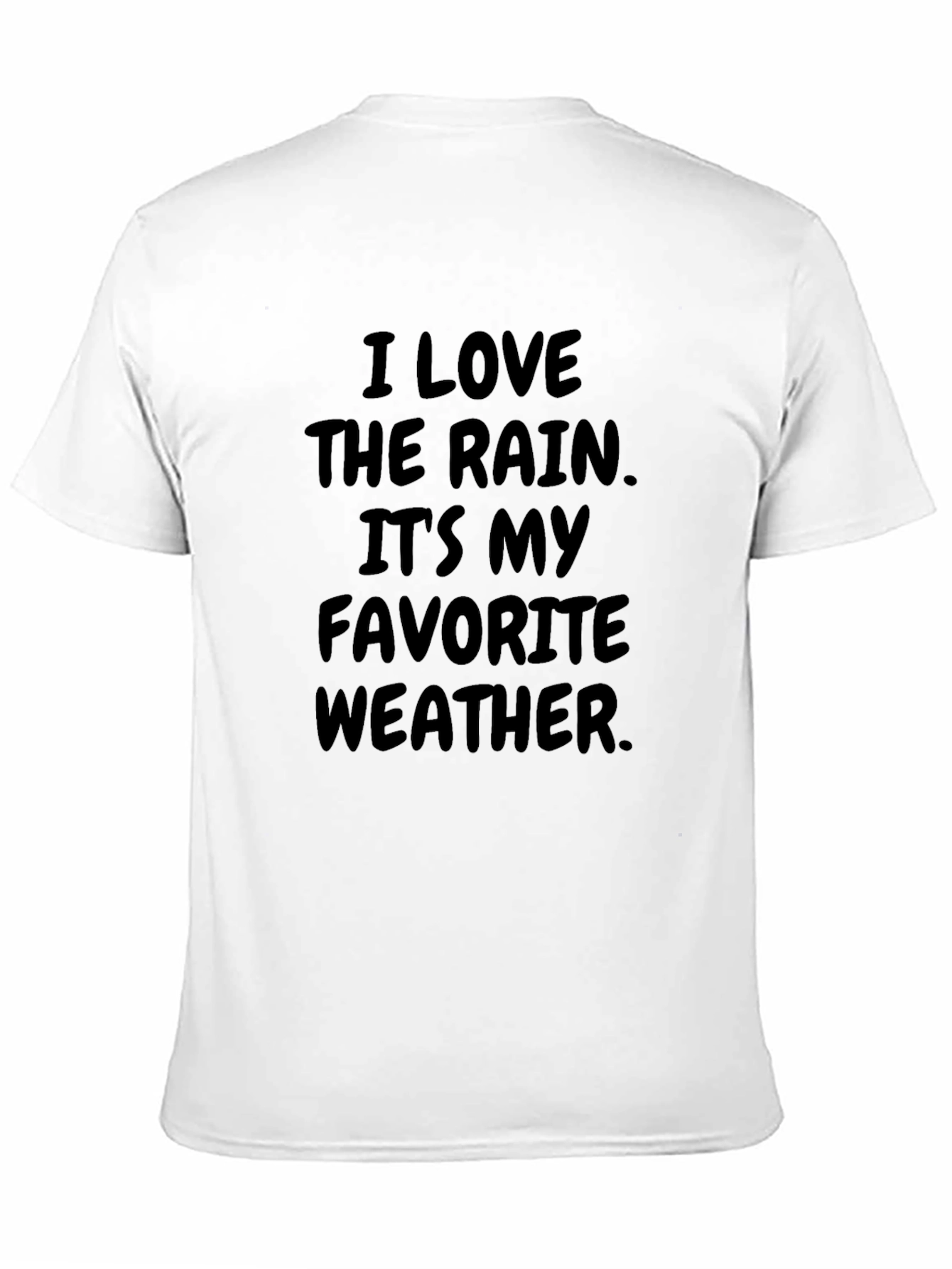 Black I Love The Rain Graphic Tee view 11