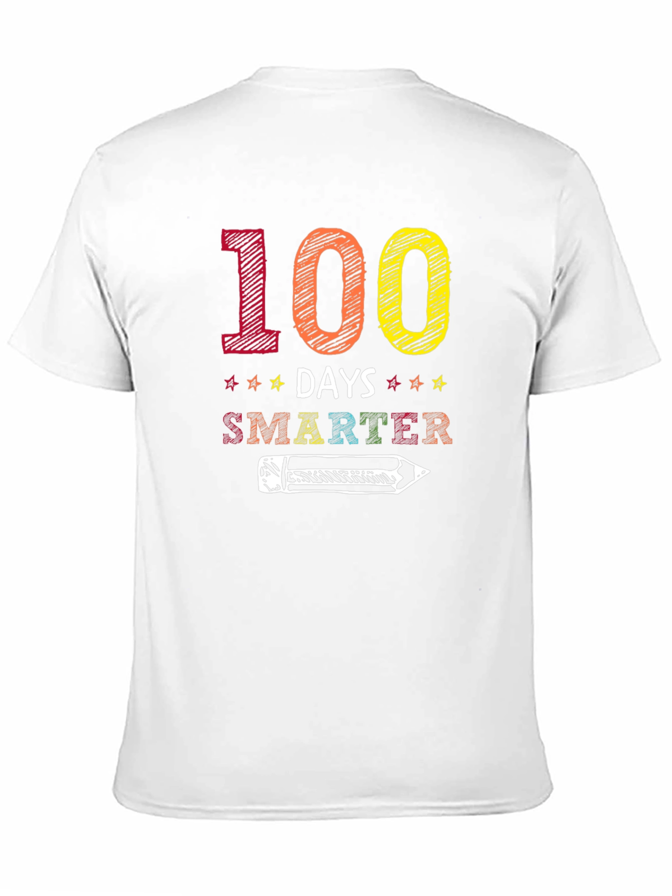 Black 100 Days Smarter Graphic T-Shirt view 11