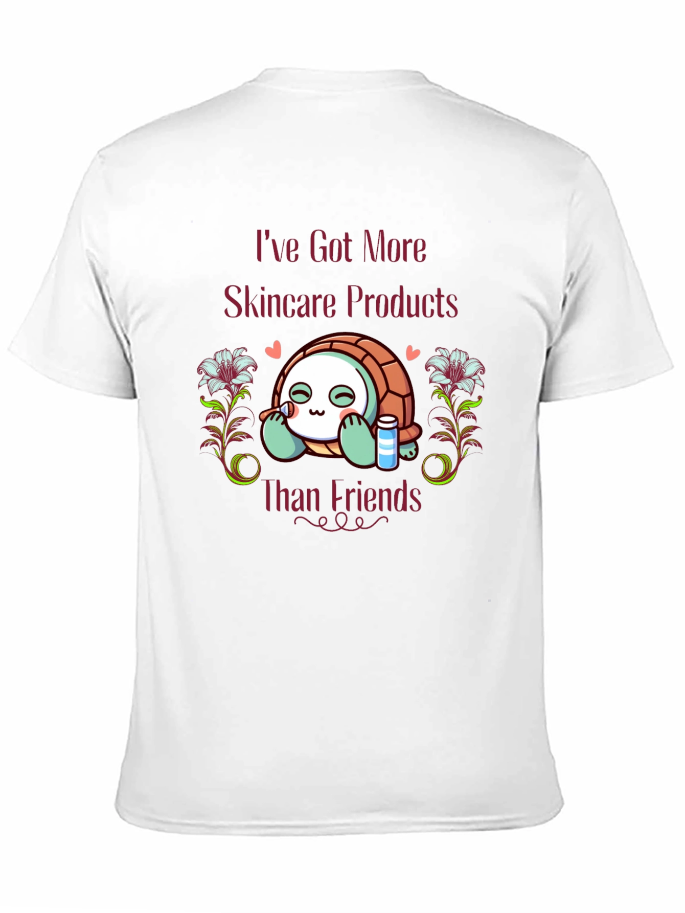 Black Skincare Turtle T-Shirt - Funny & Stylish Tee view 11