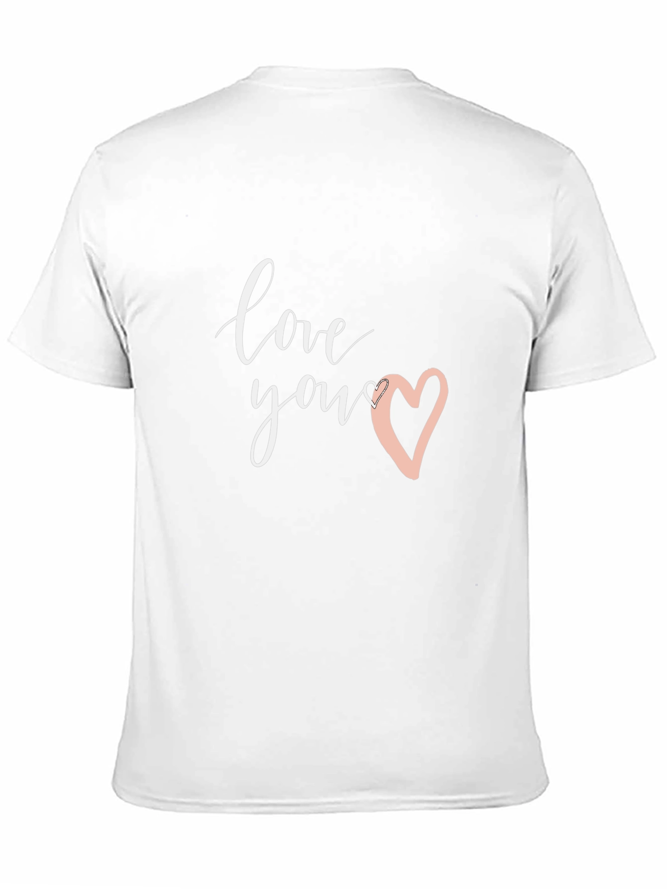Black Love You Heart Graphic Tee - Black view 11