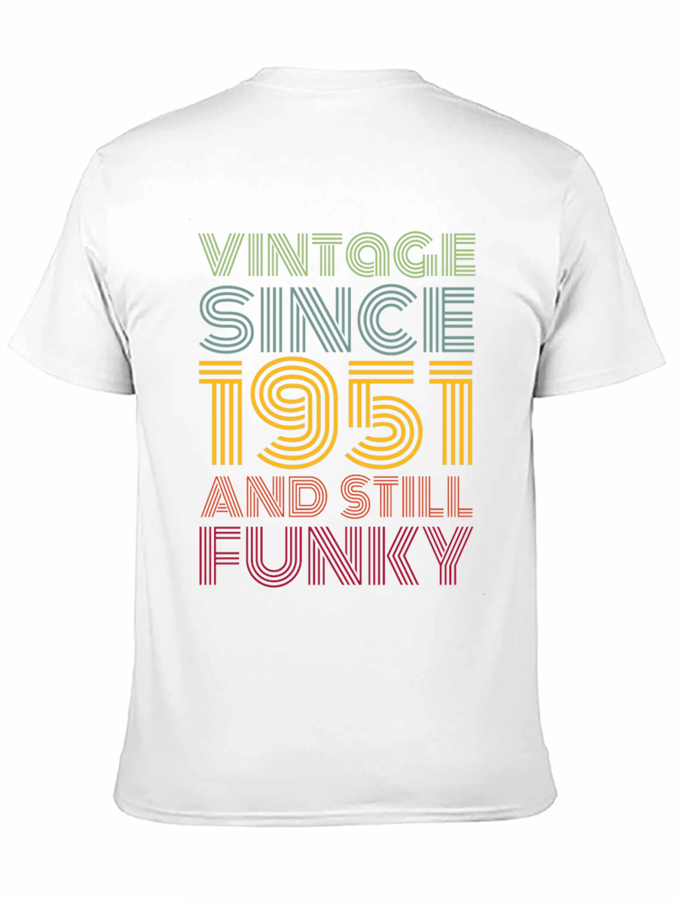 Black Vintage Since 1951 Funky Graphic T-Shirt view 11