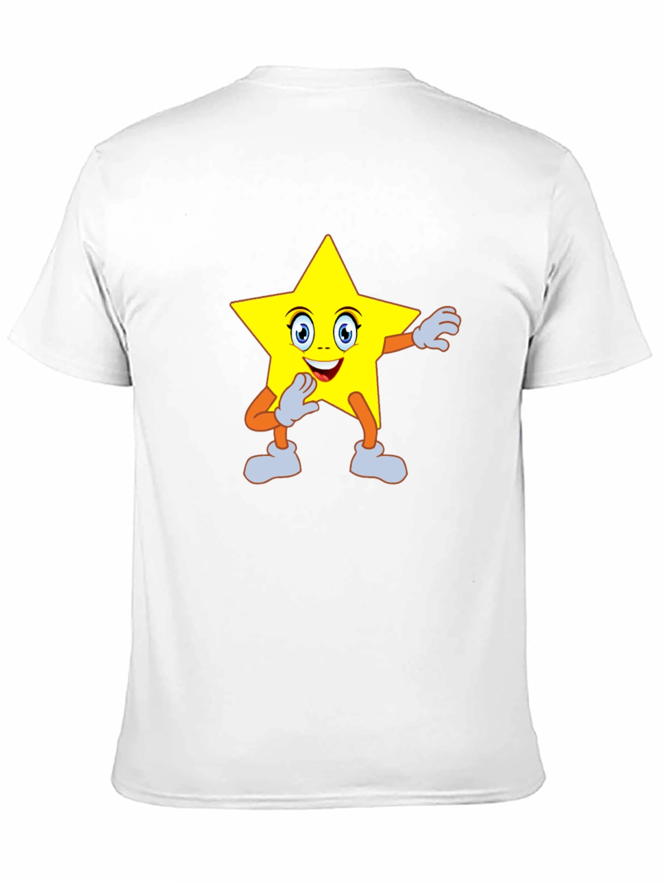 Black Star Cartoon Graphic Tee - Black view 11