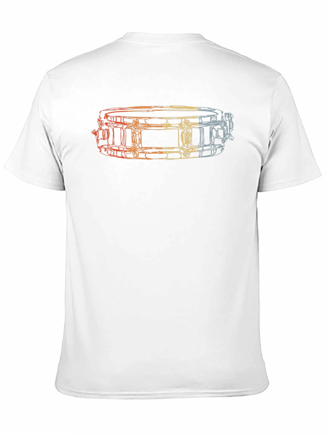 Black Drummer Snare Drum Graphic Tee - Black view 11