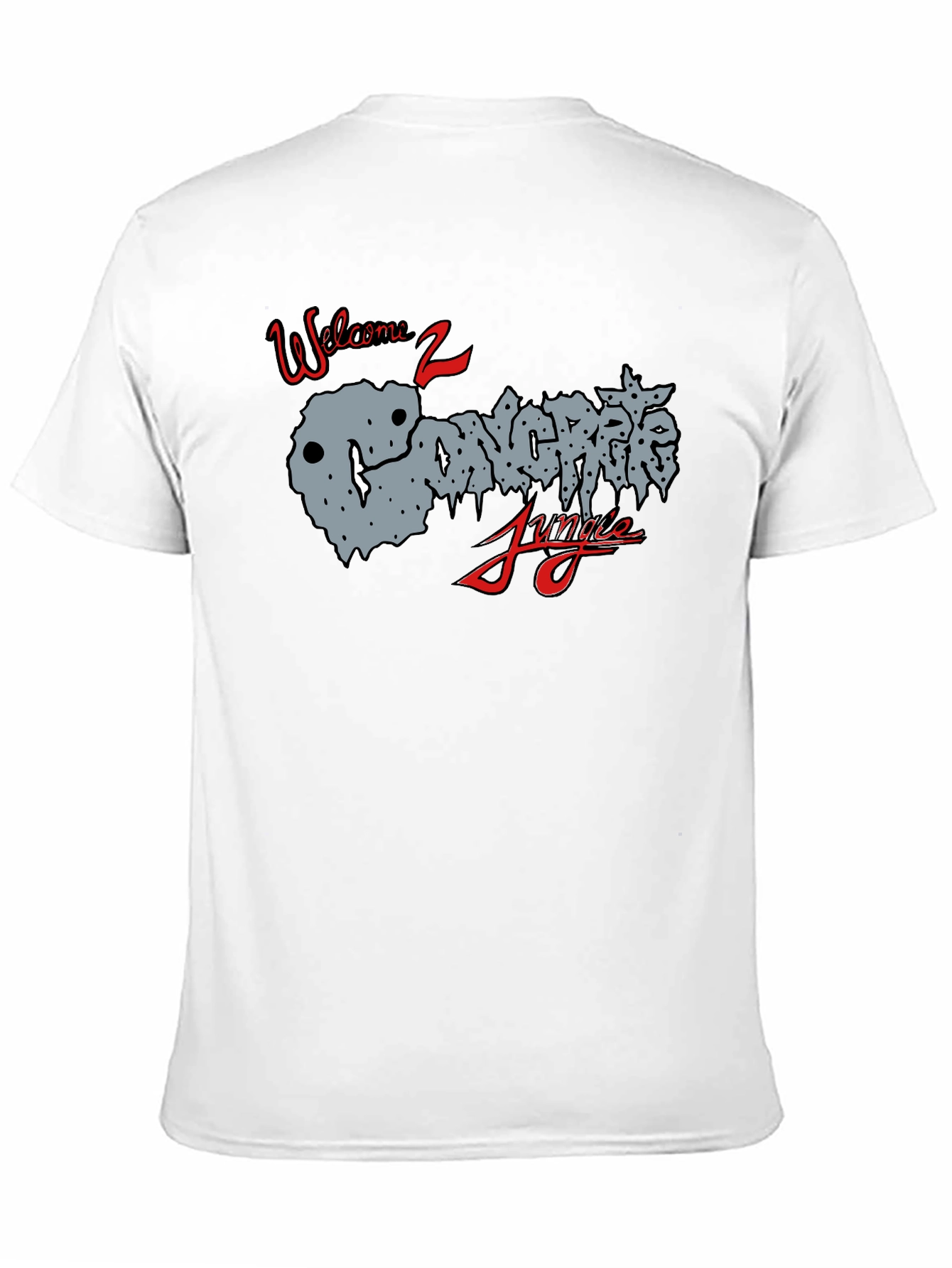 Black Concrete Jungle Tee - Welcome 2 the Jungle view 11