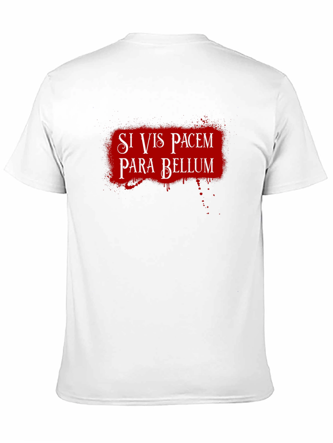 Black Si Vis Pacem Para Bellum T-Shirt - Latin Phrase view 11
