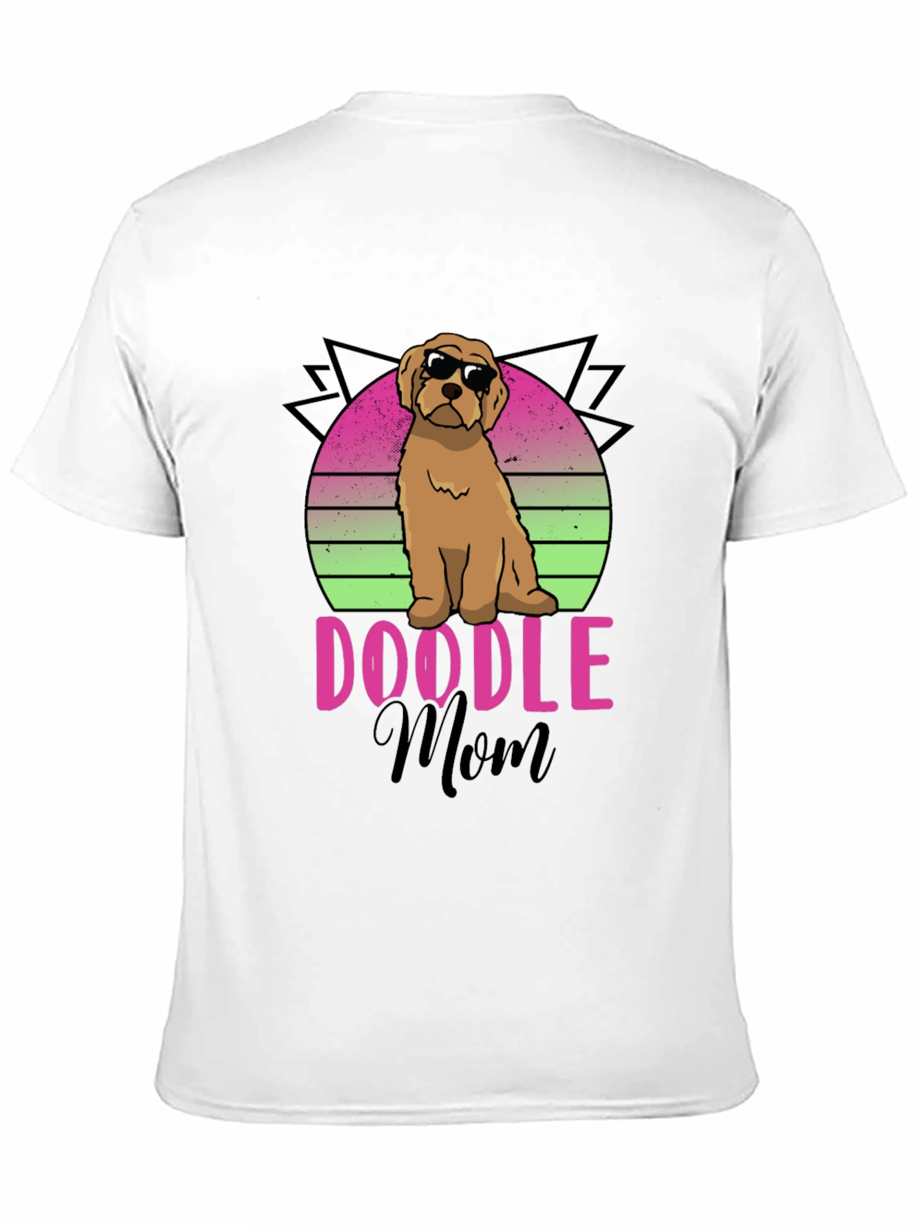 Black Doodle Mom Black T-Shirt - Dog Lover Gift view 11