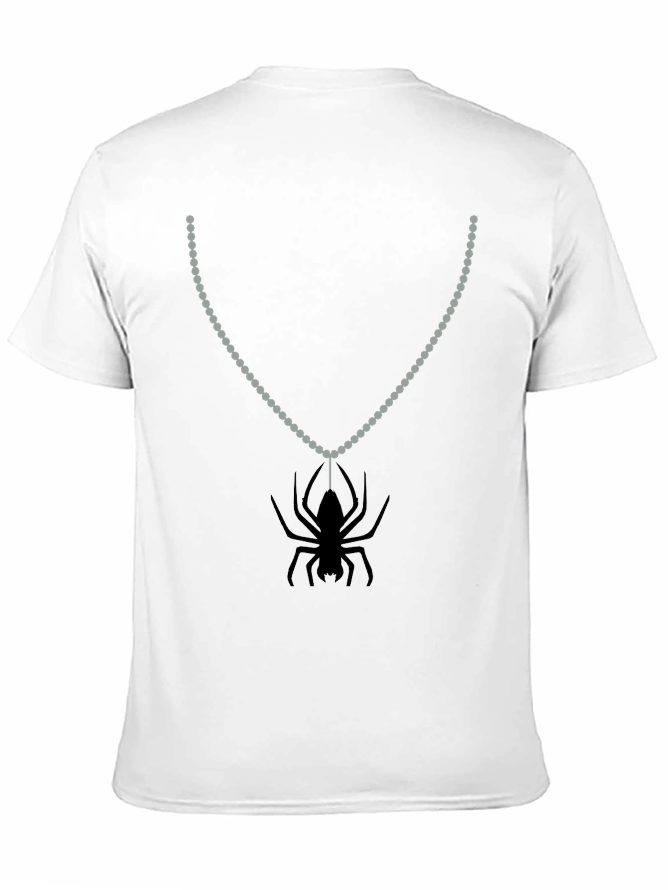 Black Spider Pendant Tee - Creepy Cool Style view 11
