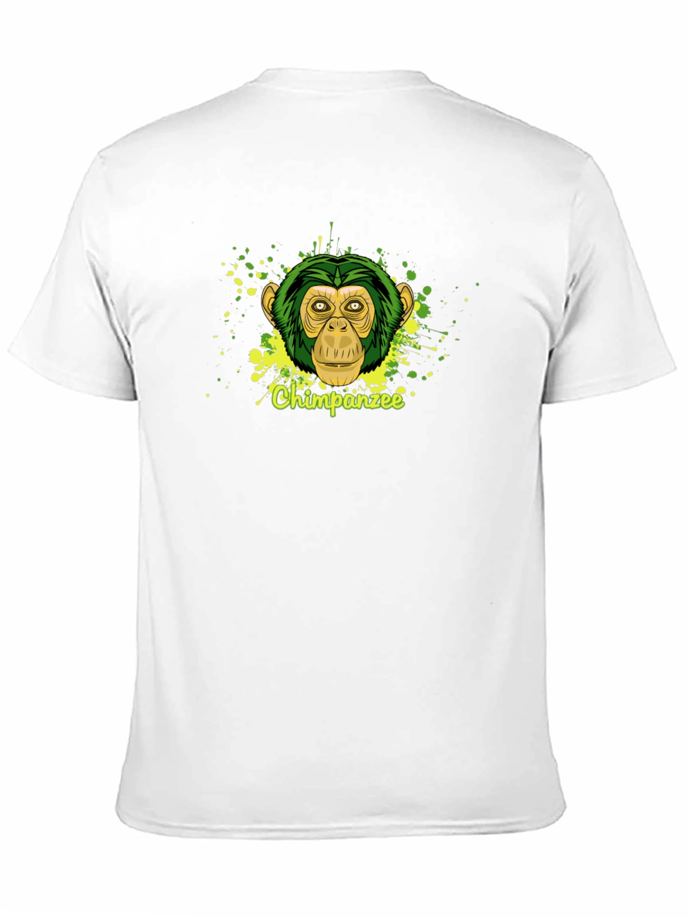 Black Chimpanzee Graphic Tee - Men's Black T-Shirt view 11