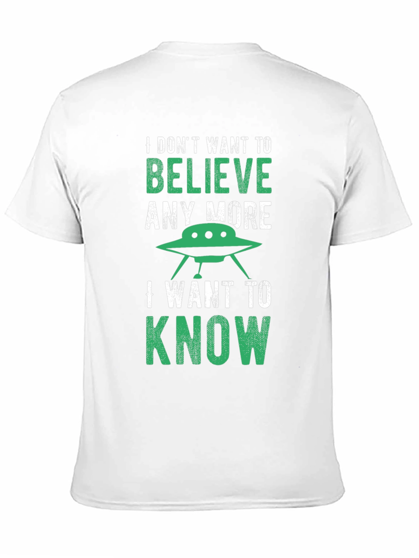 Black I Want to Know UFO Graphic Tee view 11