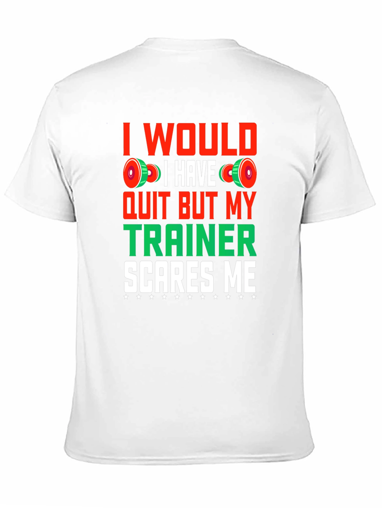 Black Funny Workout Gym Trainer T-Shirt view 11