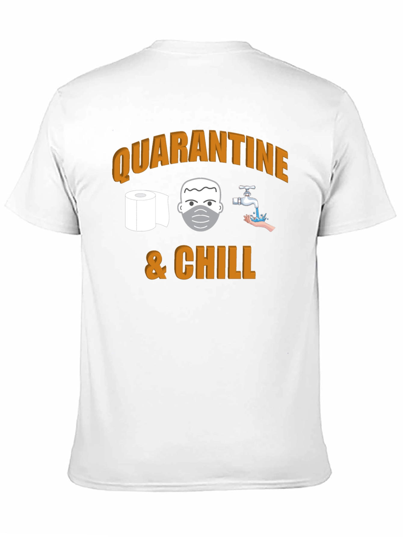 Black Quarantine & Chill Graphic T-Shirt view 11