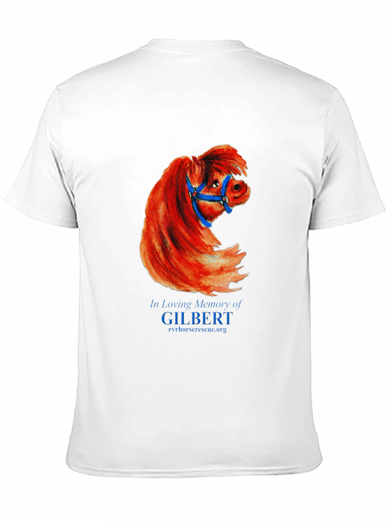 Black Gilbert Horse Memorial T-Shirt view 11