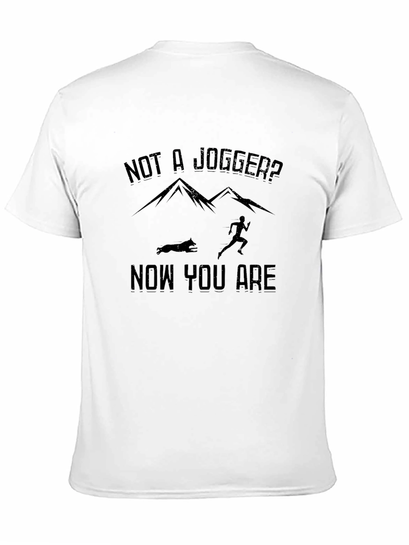 Black Not A Jogger T-Shirt: Funny Running Tee view 11