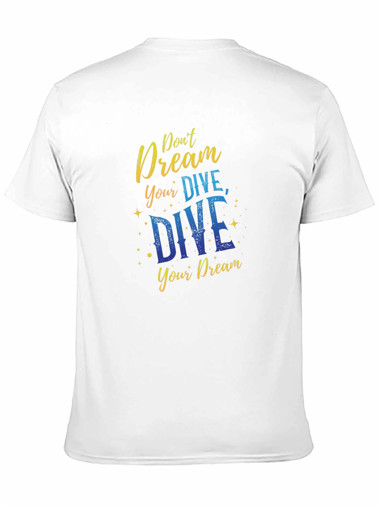 Black Dive Your Dream Black T-Shirt view 11