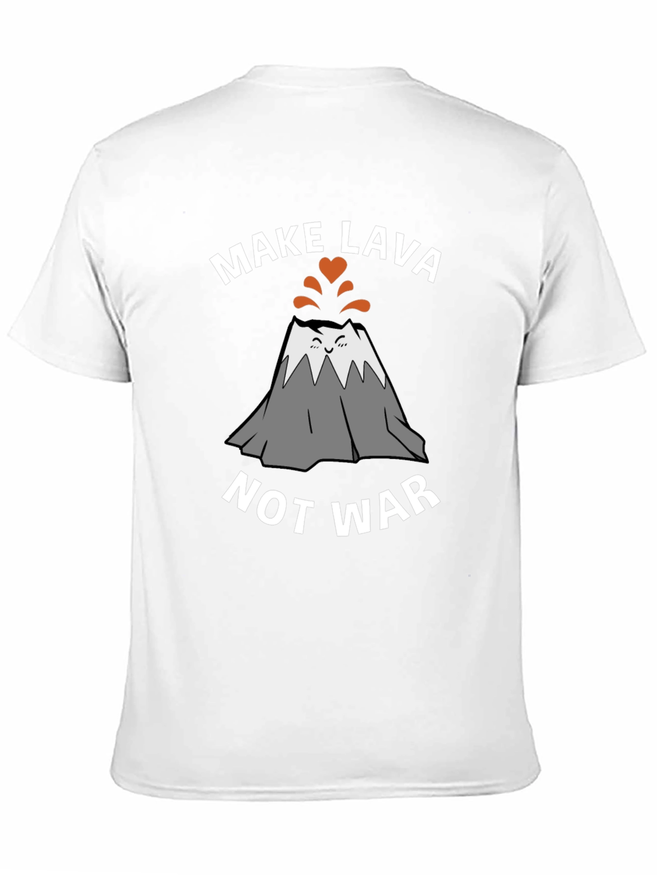 Black Make Lava Not War Graphic T-Shirt view 11