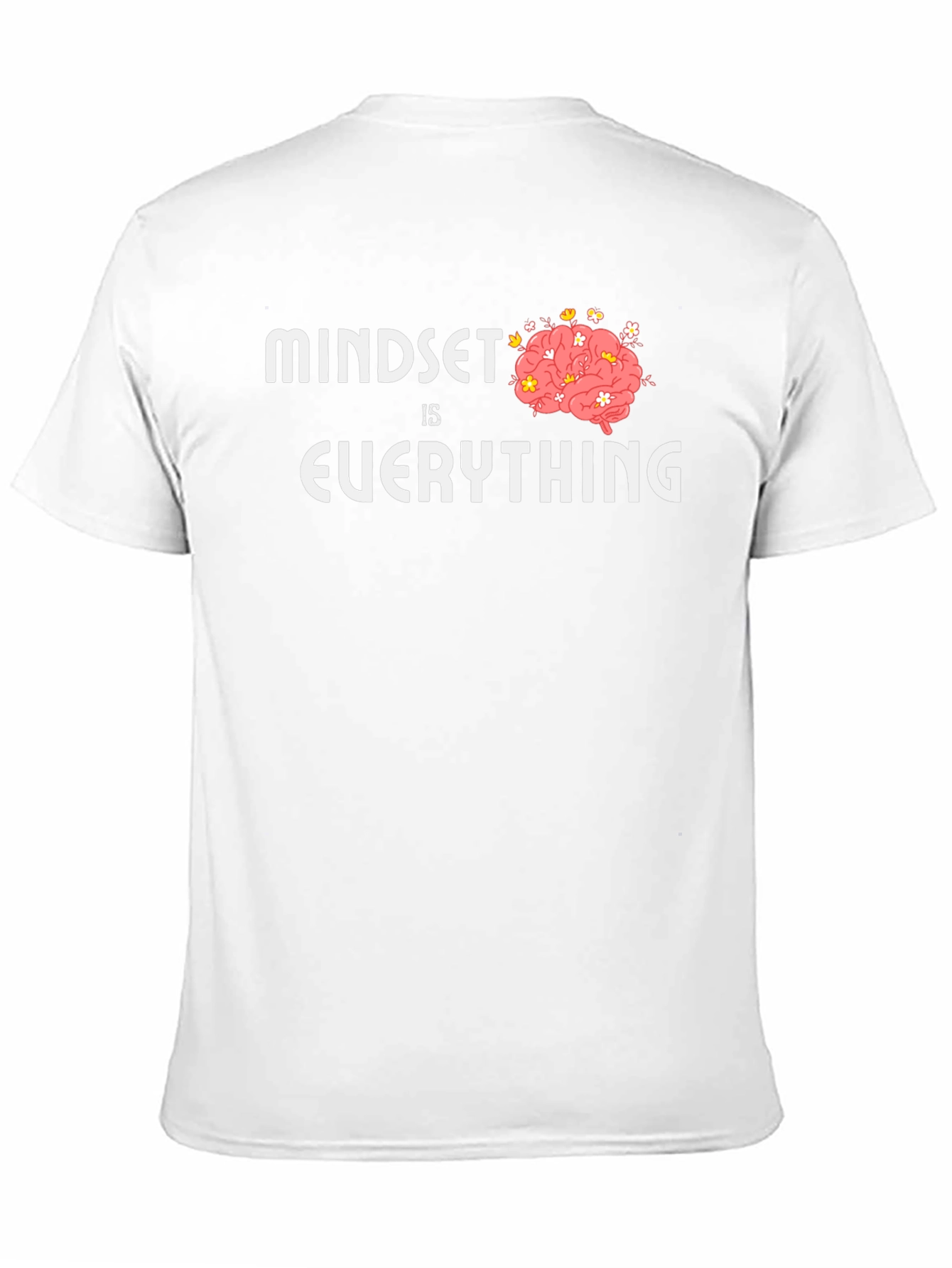 Black Mindset is Everything Graphic Tee - Positive Thinking Shirt view 11