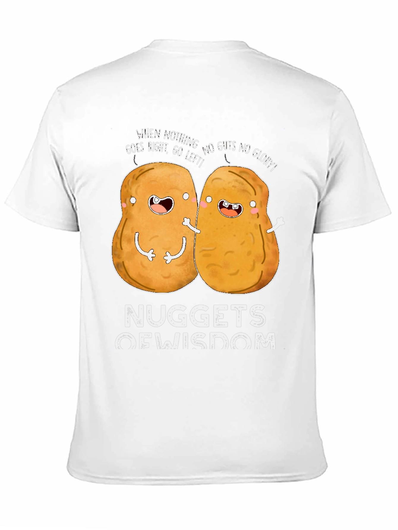 Black Nuggets of Wisdom Funny Graphic T-Shirt view 11