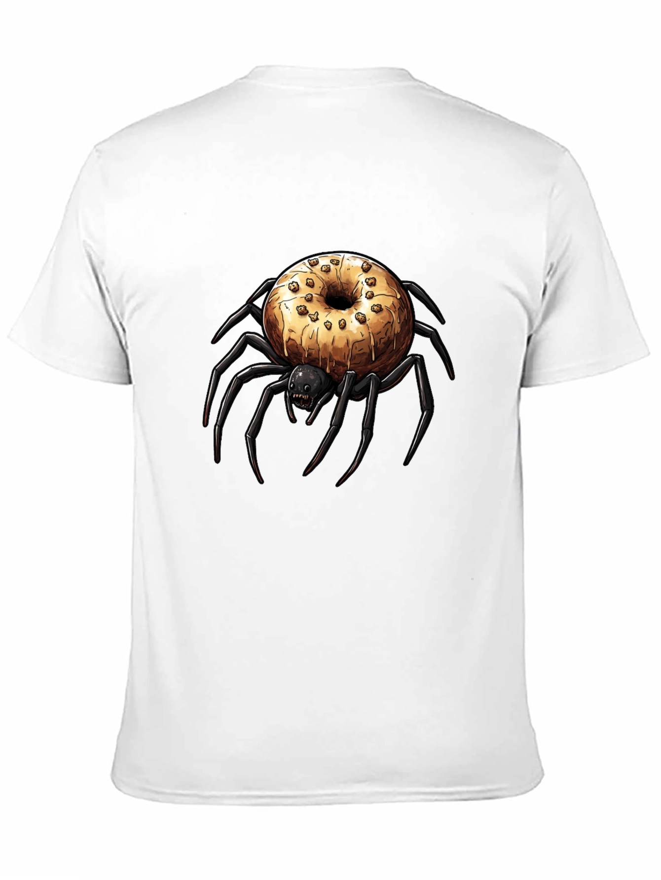 Black Donut Spider Graphic Tee - Unisex view 11