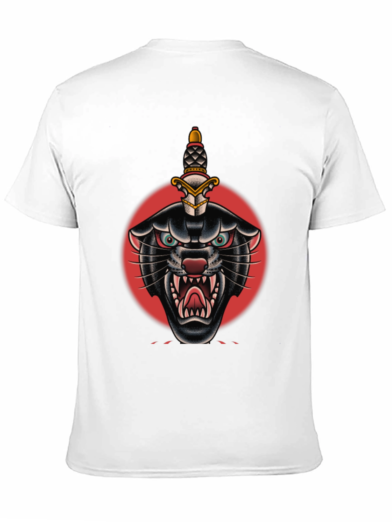 Black Black Panther Dagger Graphic Tee - Bold Streetwear Style view 11