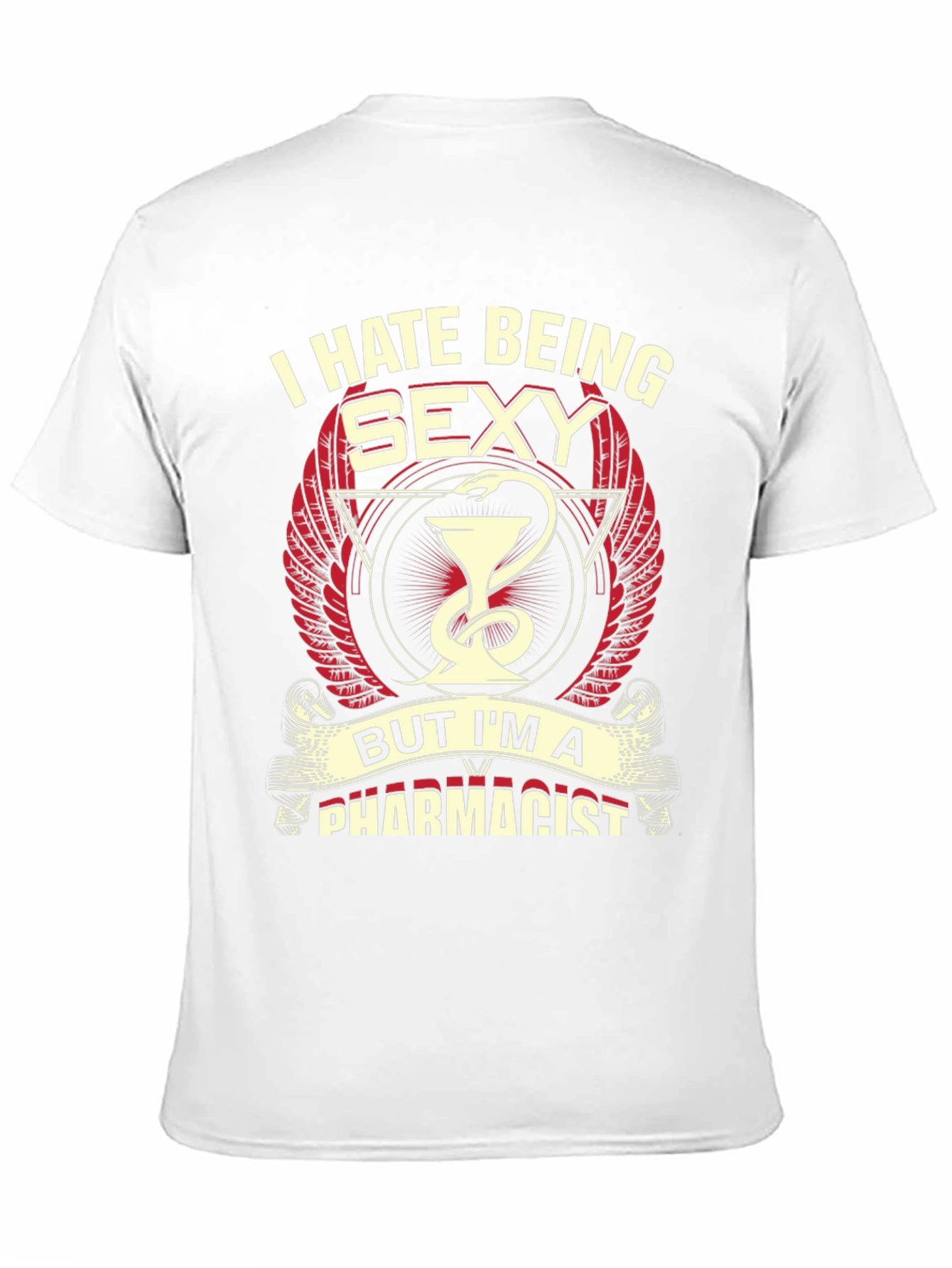 Black Funny Pharmacist T-Shirt - I Hate Being Sexy Tee view 11