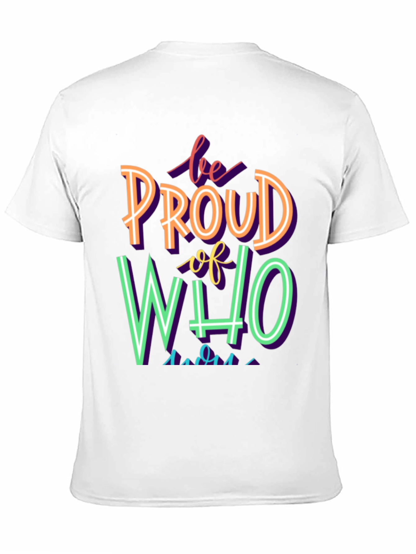 Black Be Proud T-Shirt - Colorful Pride Tee view 11