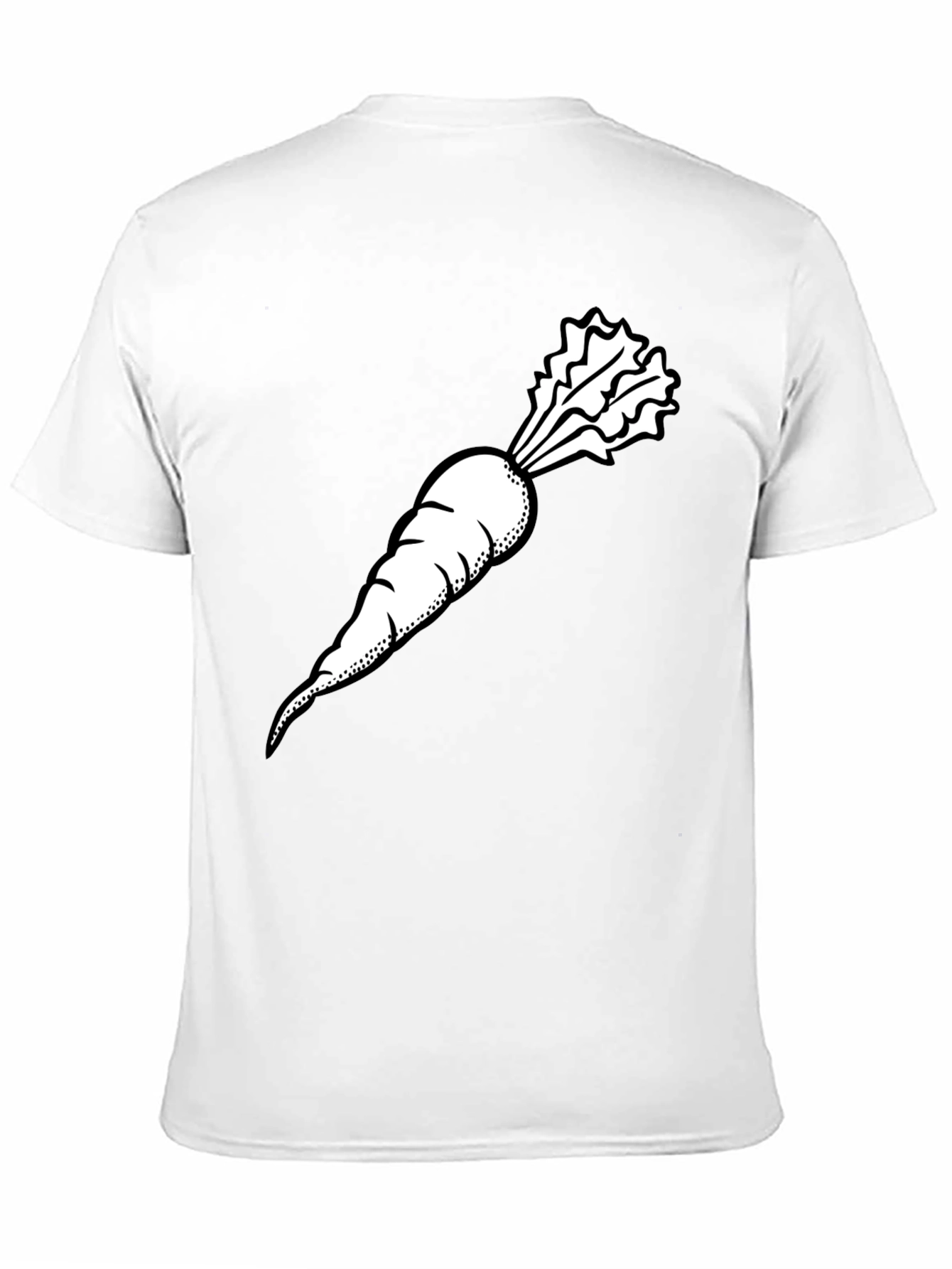 Black Carrot Graphic Tee - Black, Casual Style view 11