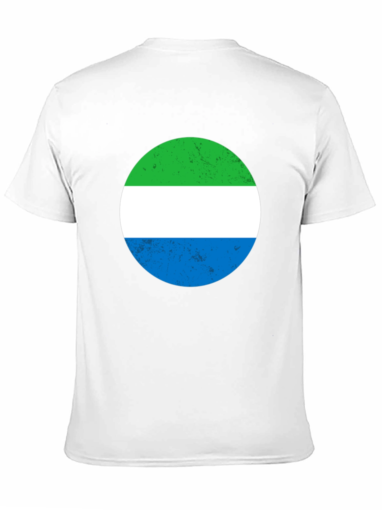 Black Sierra Leone Flag T-Shirt view 11