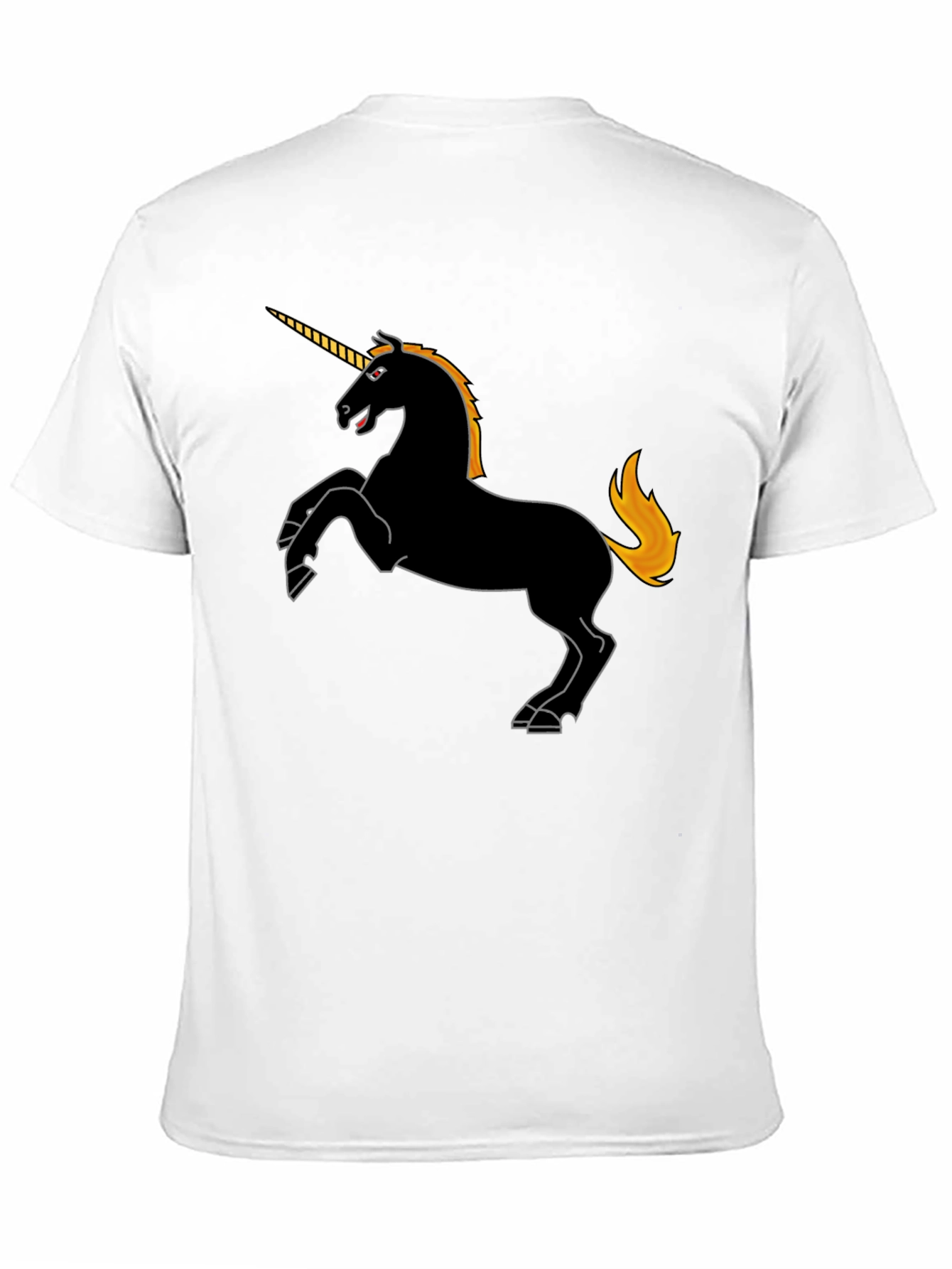 Black Black Unicorn Graphic Tee - Stylish Men's T-Shirt view 11