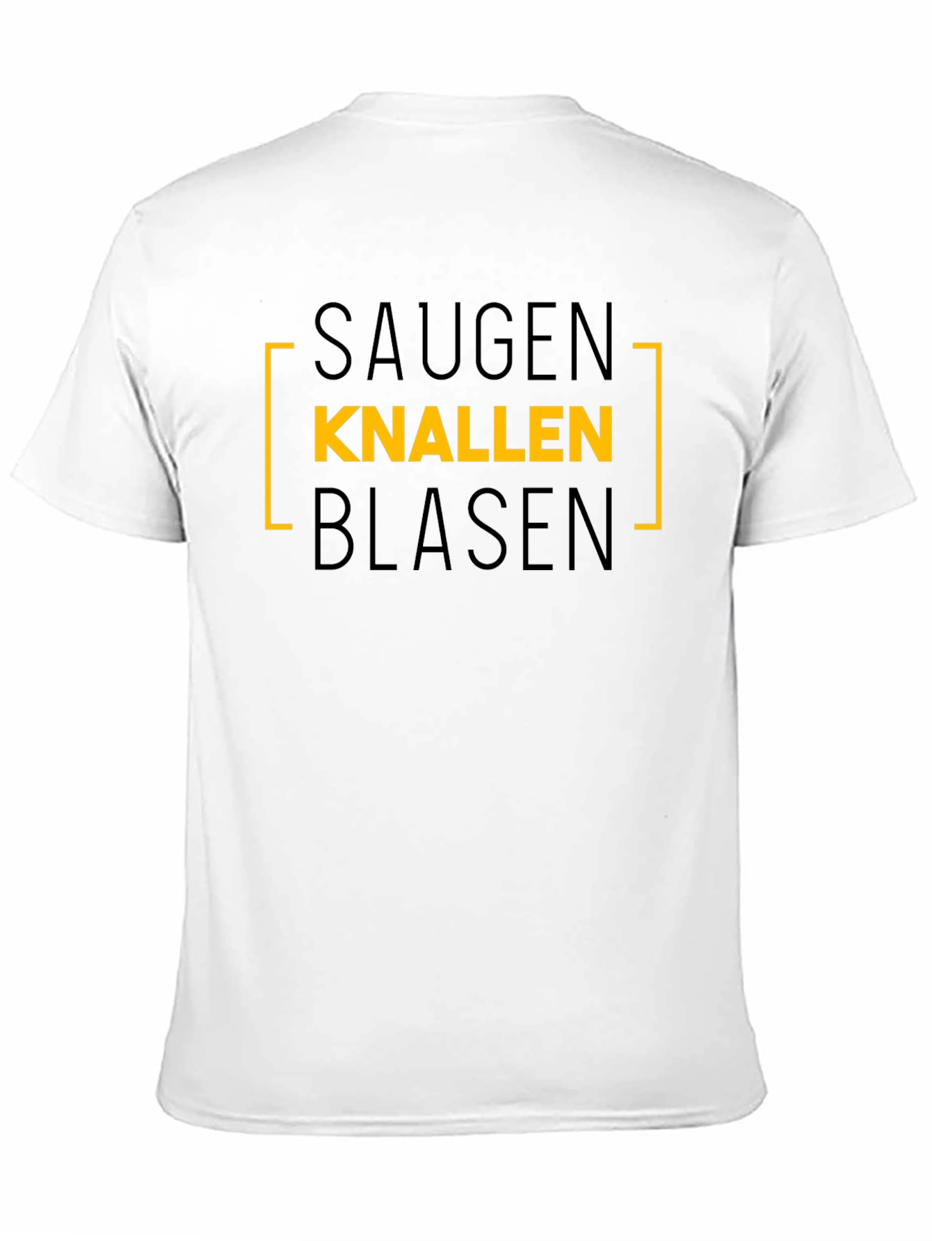 Black Saugon Knallen Blasen Graphic Tee - Bold Design view 11