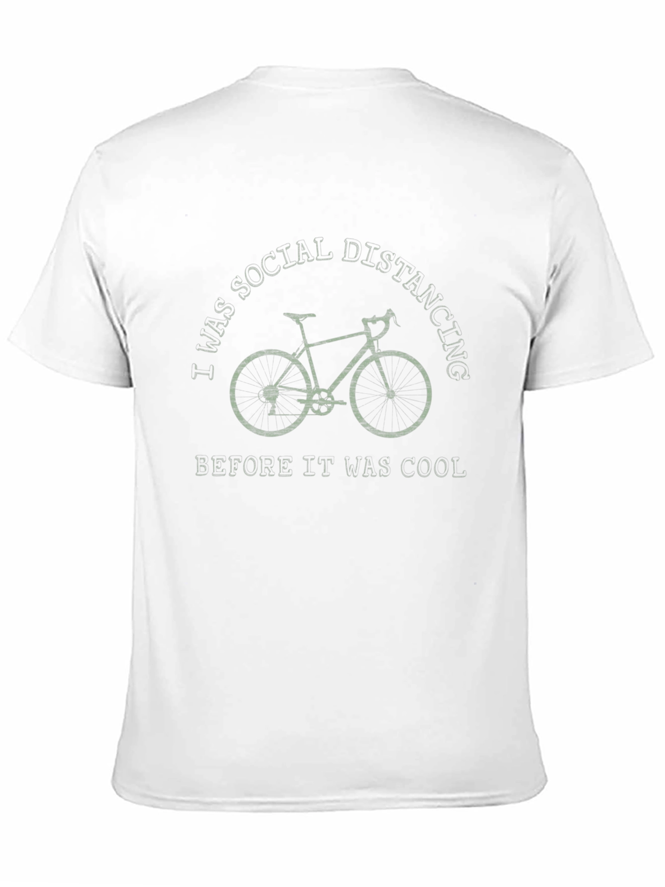 Black Social Distancing Bike T-Shirt - Before It Was Cool view 11
