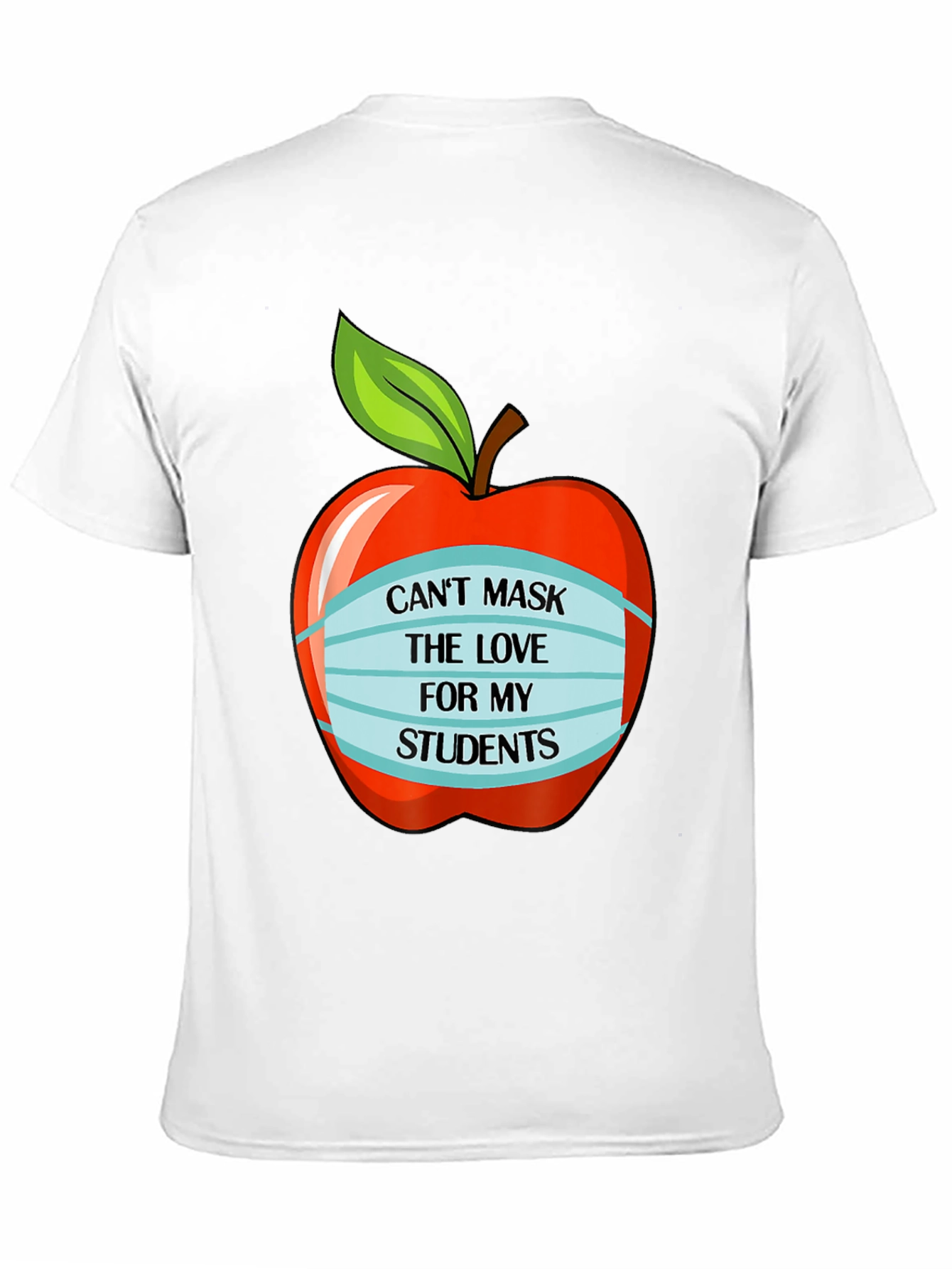 Black Teacher Love Mask T-Shirt view 11