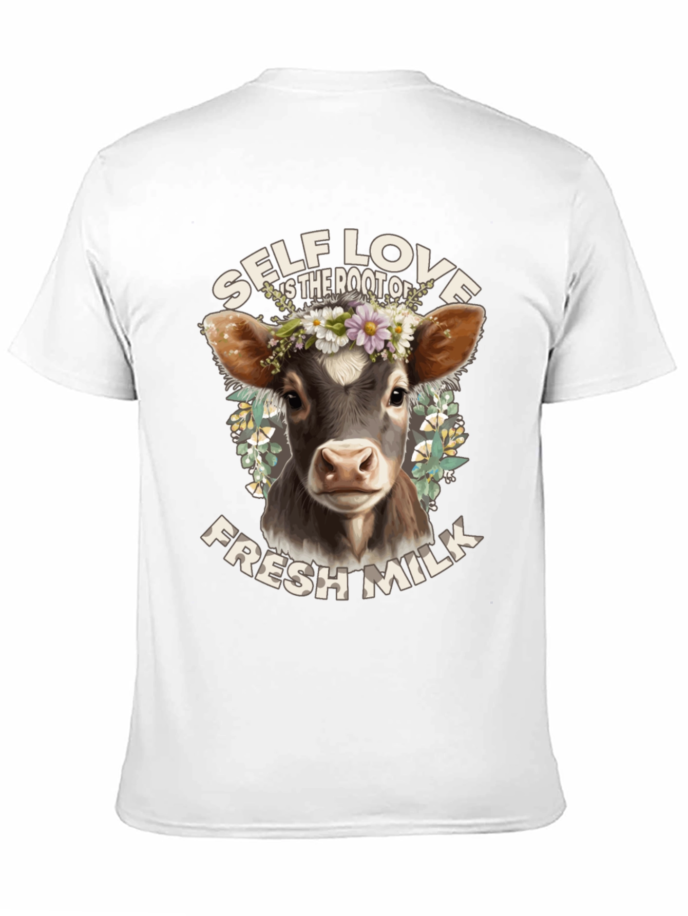 Black Self Love Fresh Milk Graphic Tee view 11