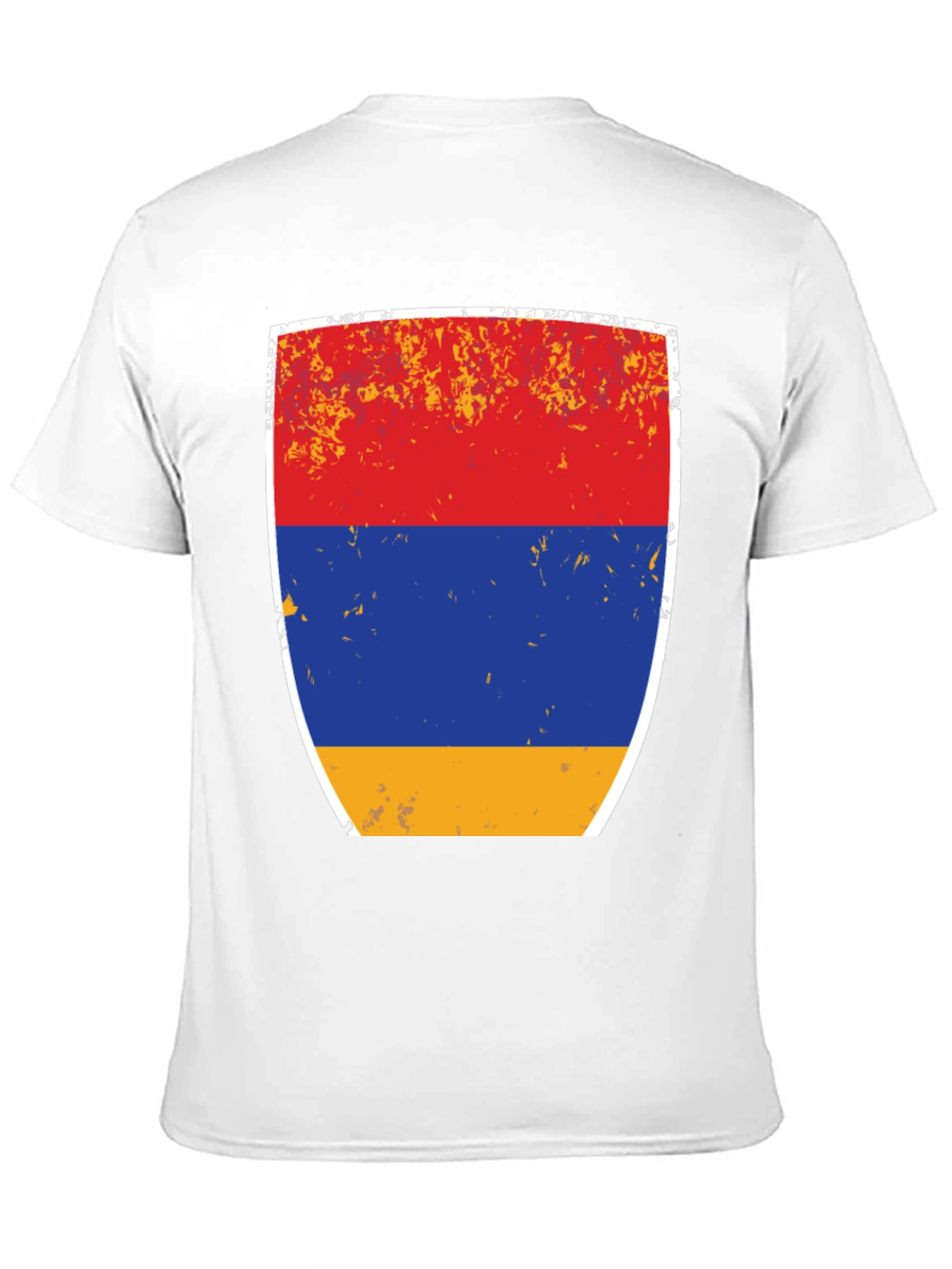 Armenian Flag Shield Graphic T-Shirt - 11