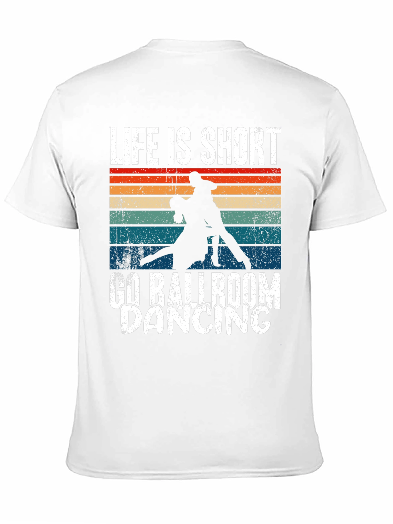 Black Life is Short Ballroom Dancing T-Shirt view 11