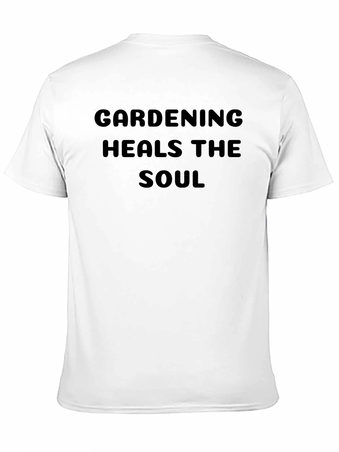 Black Gardening Heals the Soul T-Shirt view 11