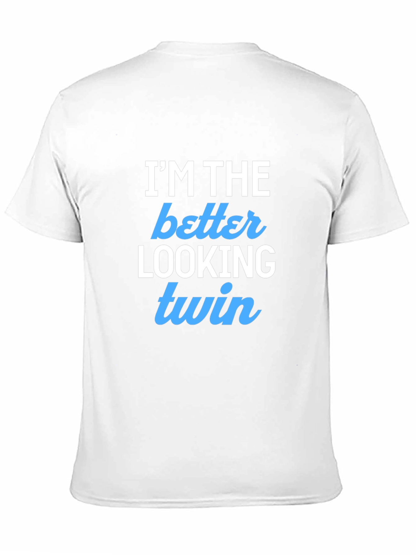 Black Better Looking Twin Black Graphic Tee view 11