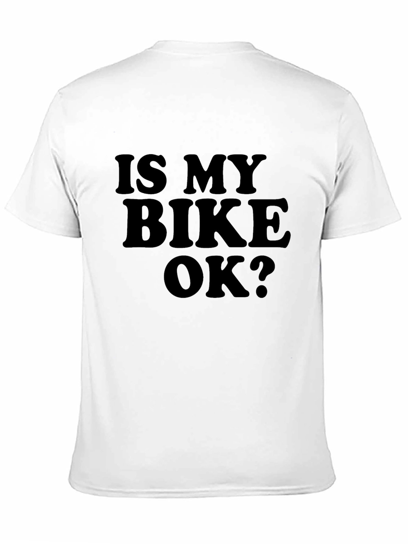 Black Is My Bike OK? Graphic Tee - Casual Comfort view 11