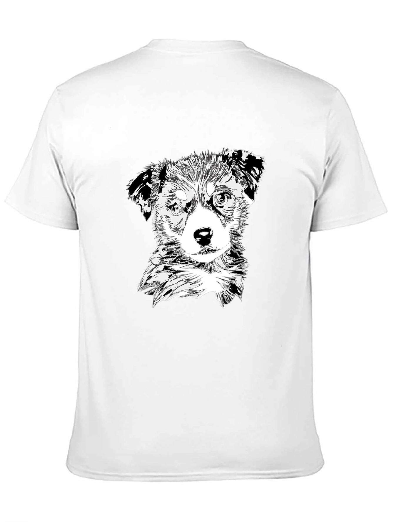 Black Dog Graphic Black T-Shirt view 11