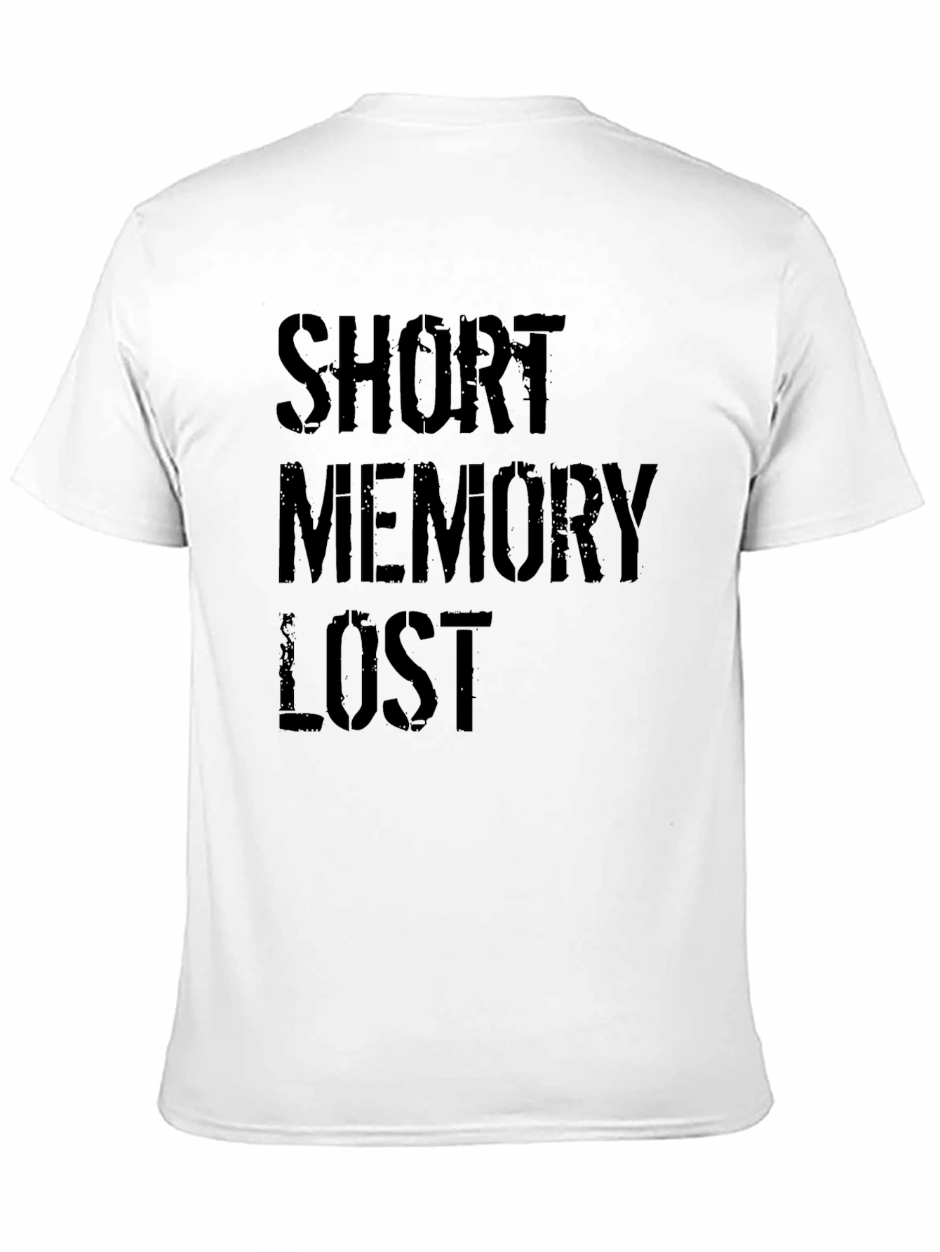 Black Short Memory Lost Graphic Tee view 11