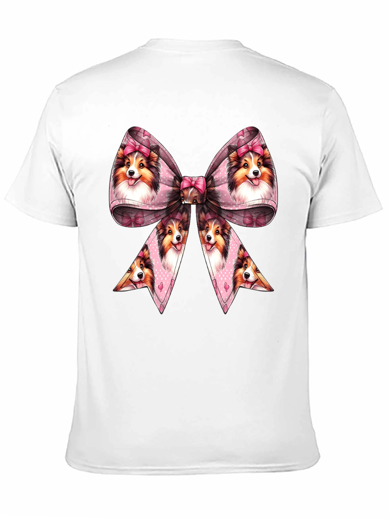 Black Dog Bow T-Shirt - Cute Pet Lover Tee view 11