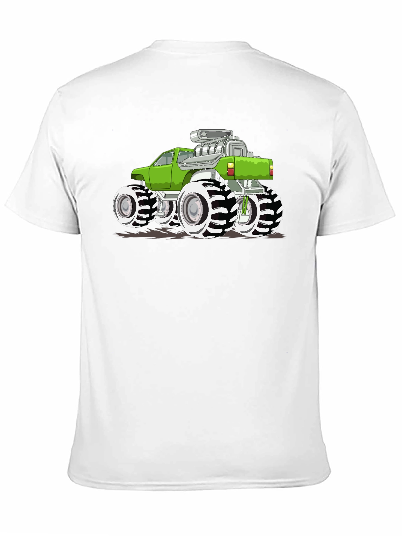 Black Monster Truck Graphic Tee - Black view 11