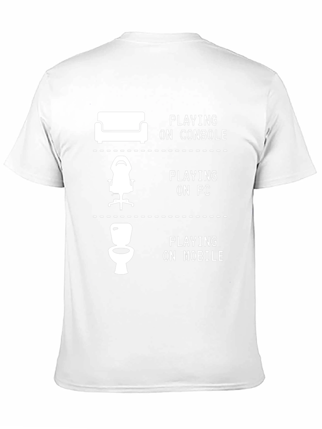 Black Gamer Lifestyle Black T-Shirt - Console PC Mobile Gaming Humor view 11
