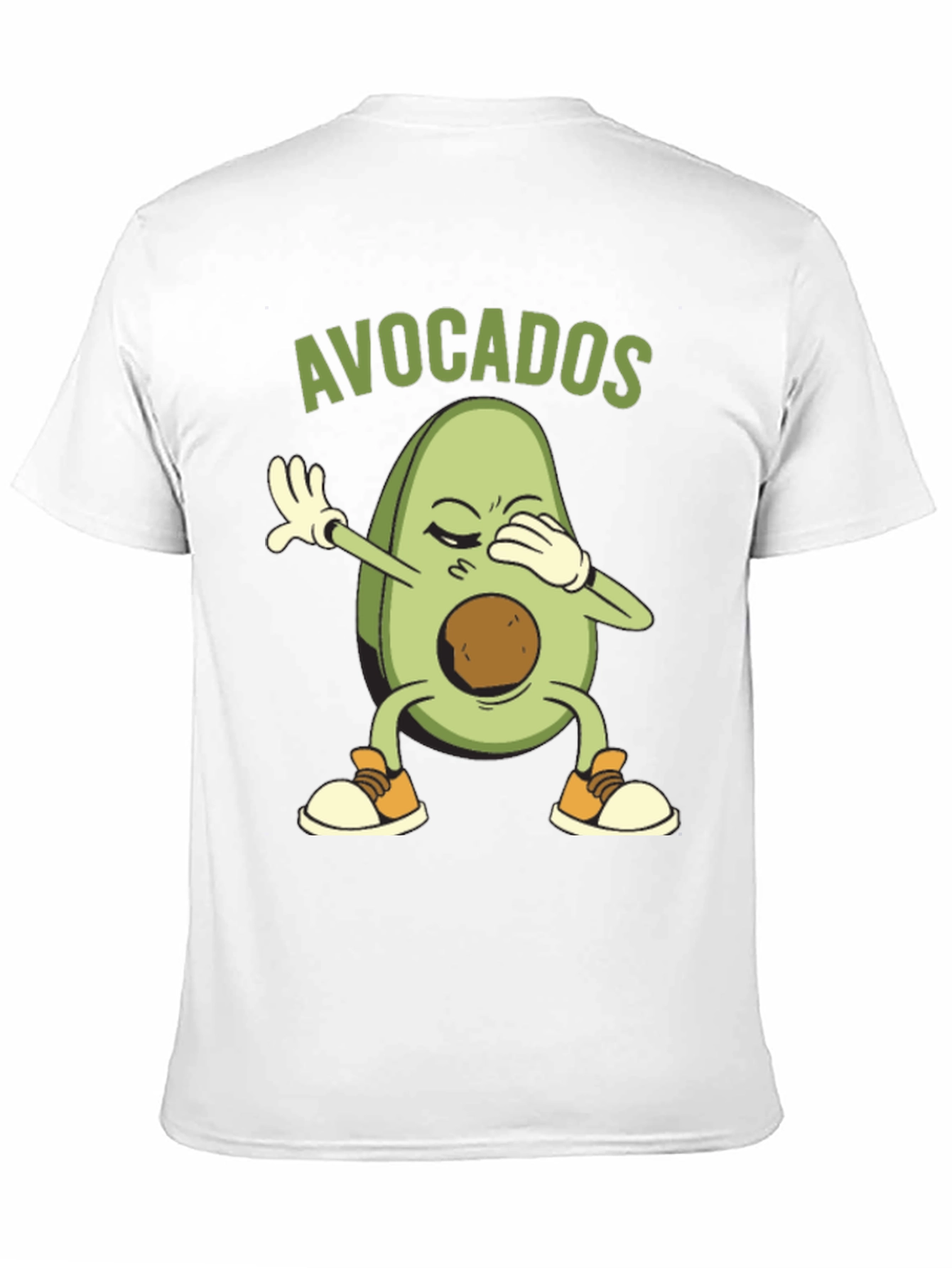 Black Avocado Dabbing Graphic Tee - Novelty T-Shirt view 11